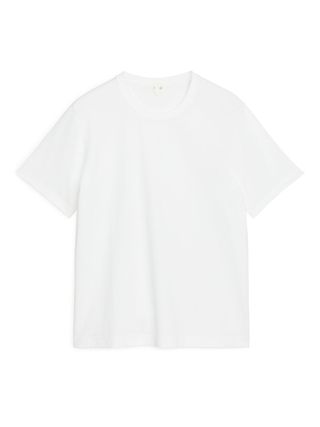 Camiseta de peso medio - Blanca - Arket Gb