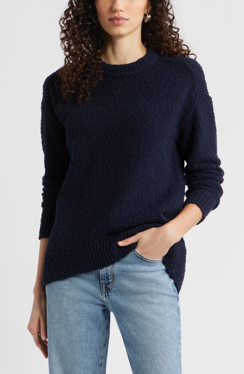 Texture Crewneck Sweater