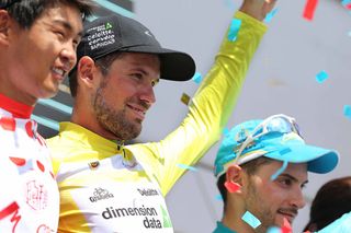 Reinardt Janse van Rensburg (Dimension Data) stays in yellow