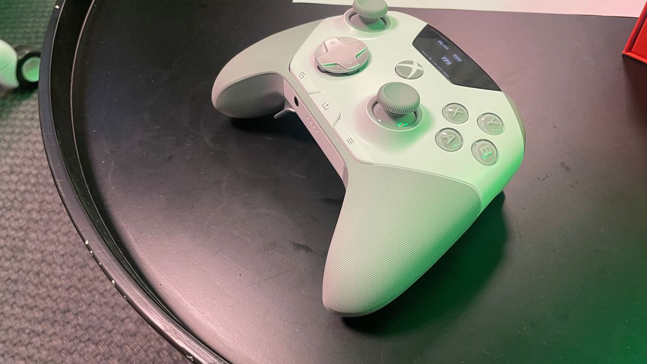 A SteelSeries Aeon Pro controller.