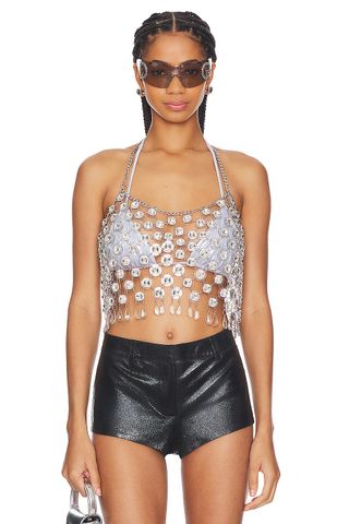 X Revolve Kelsey Chainmail Top