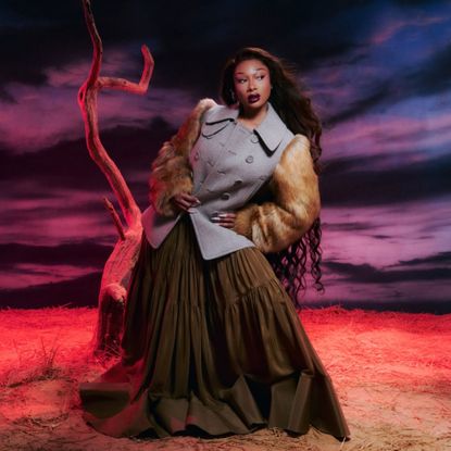 Megan Thee Stallion poses for Marie Claire