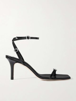 Hallie Patent-Leather Sandals