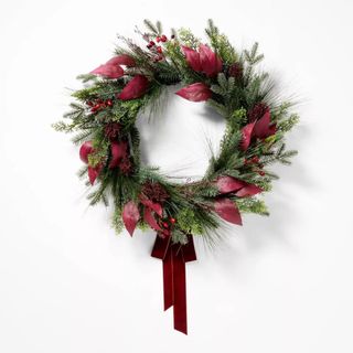 Eucalyptus Ribbon Artificial Wreath - Threshold™ designed with Studio McGee