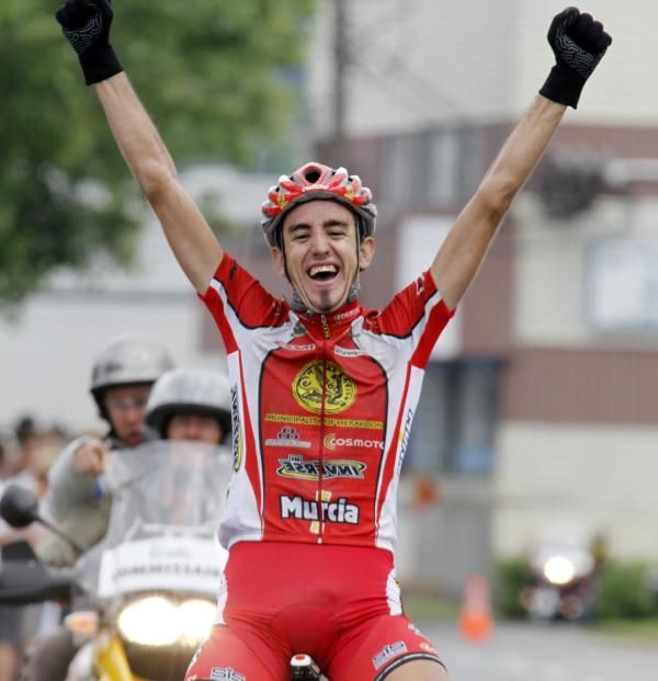 Stage 6 winner Hector Baeza Gonzalez (Herakio-Murcia).