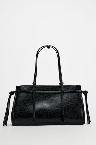 Elongated Style Shoulder Bag