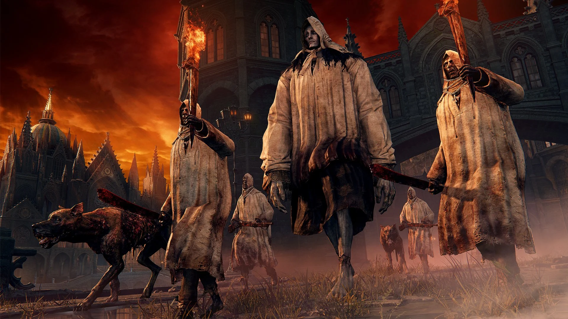 Screens of a Nintendo Switch 2 gothic horror game