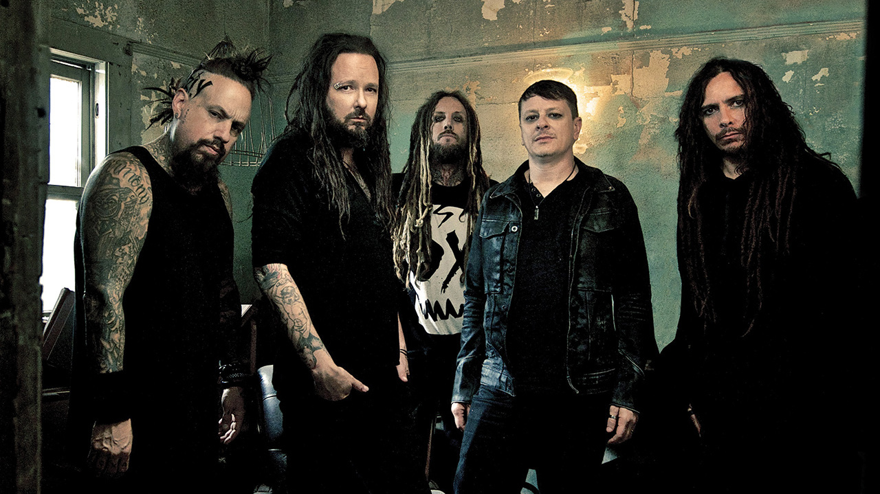 a press shot of korn