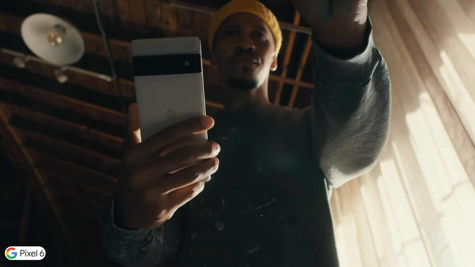 Pixel 6 in hand pulled from Google Pixel 6 ad