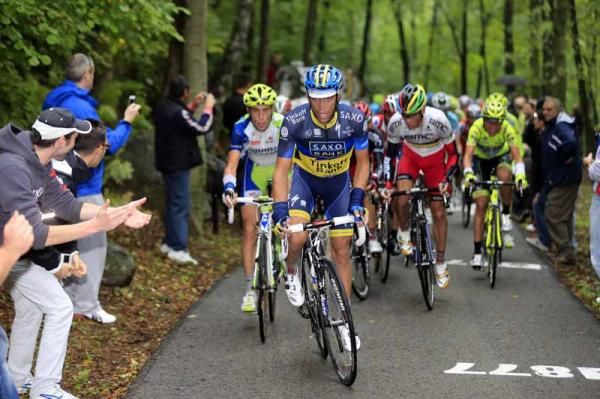 Alberto Contador (Team Saxo Bank / Tinkoff Bank) leads the favourites