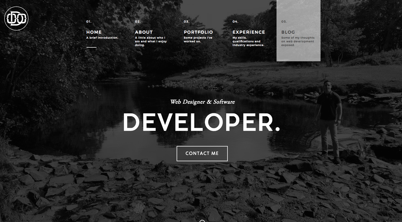 Owen O’Donnell includes his own articles about design issues on his portfolio site