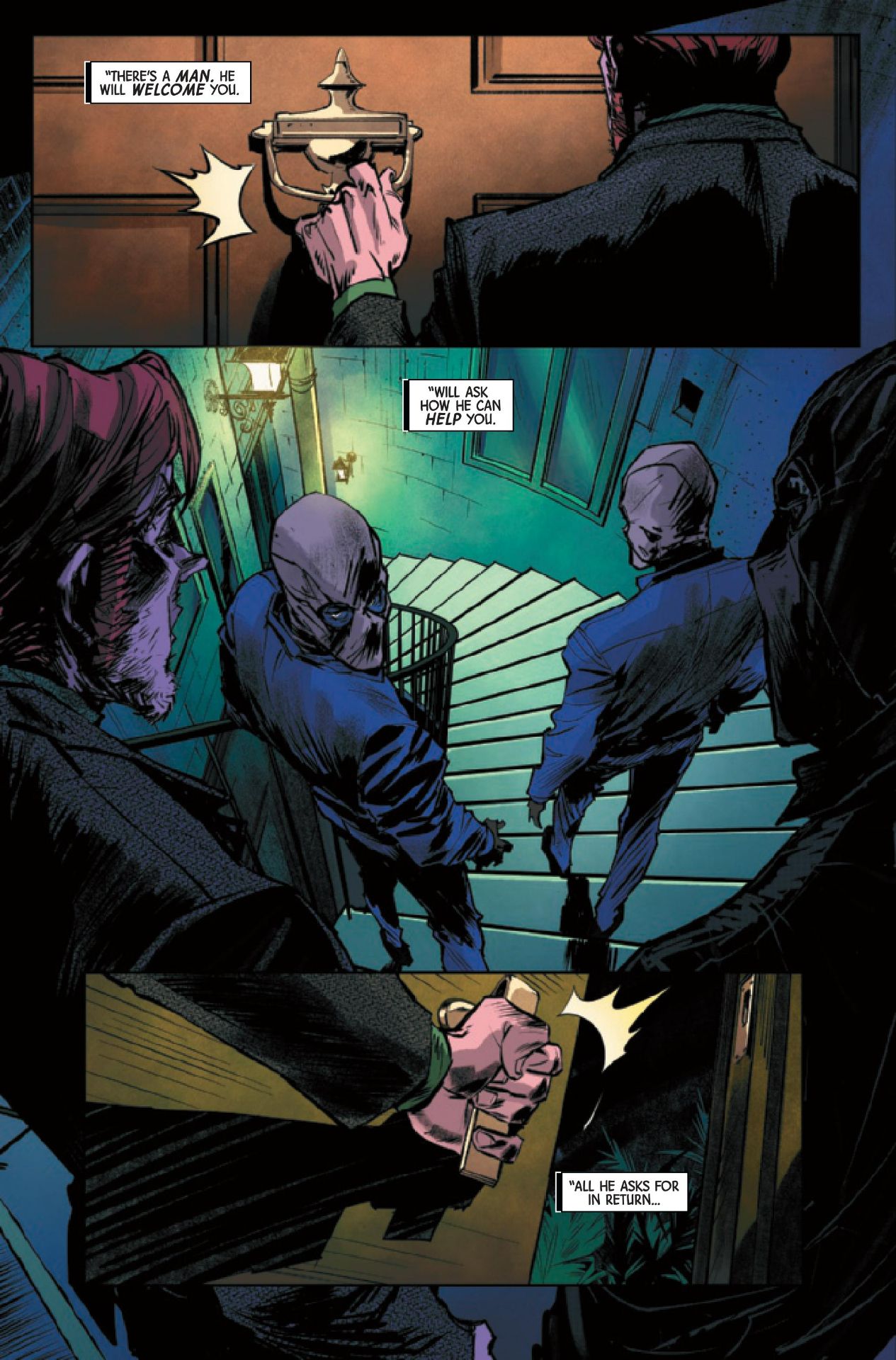 Moon Knight #25 interior art