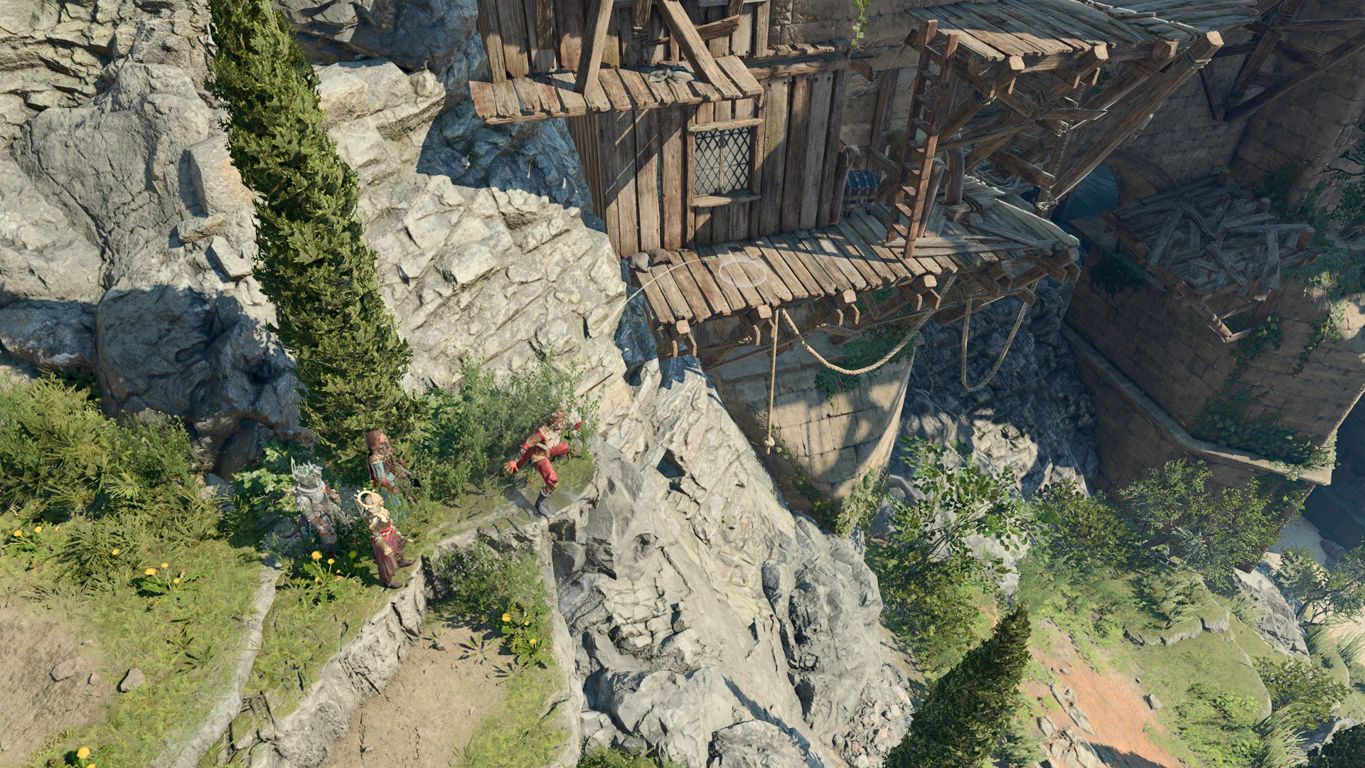 An image showing a side-entrance for a questline in Baldur's Gate 3.