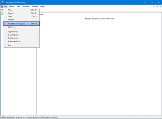 Create an MMC snap-in