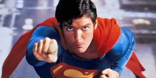 Christopher Reeve Superman flying