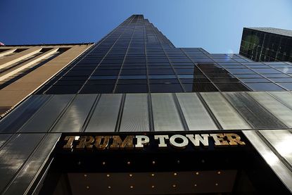 Political Cartoon U.S. Trump Tower