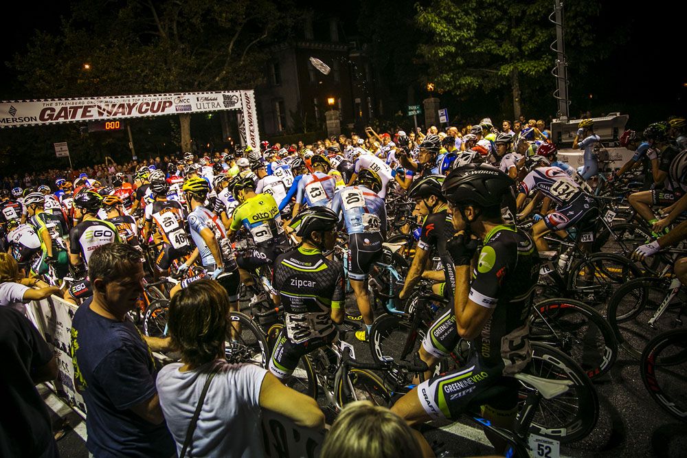 waiting for the start.