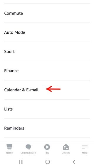 Amazon Alexa App Calendar And Email