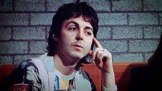 Paul McCartney from Wings posed backstage at Ahoy in Rotterdam, Netherlands on March 25 1976