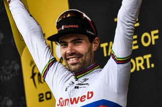 Tom Dumoulin (Sunweb) wins the stage 20 time trial at the Tour de France