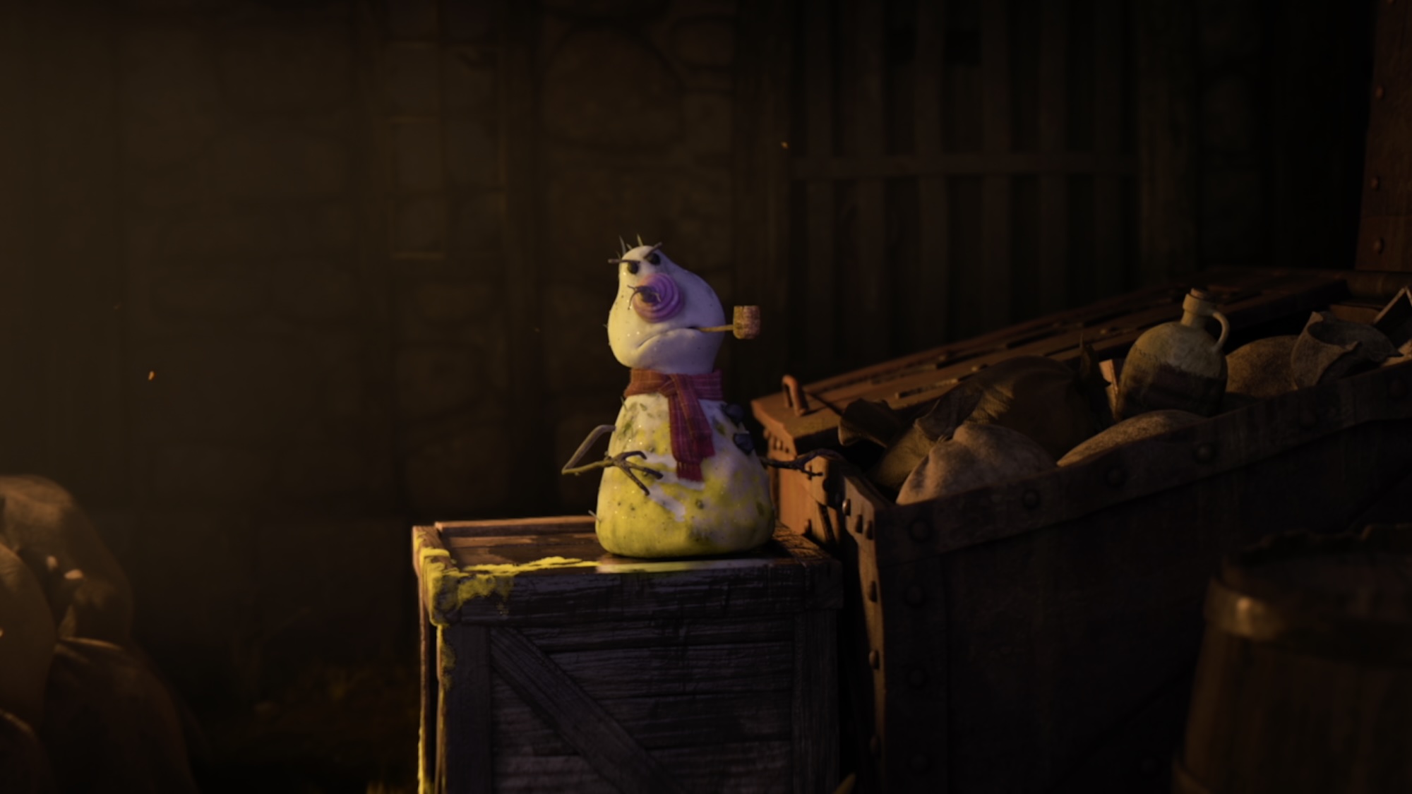 Snowman in Shrek 5