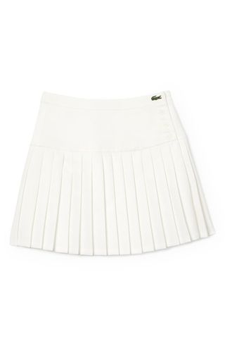 Pleated Twill Skirt