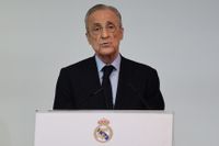 Real Madrid president Florentino Perez