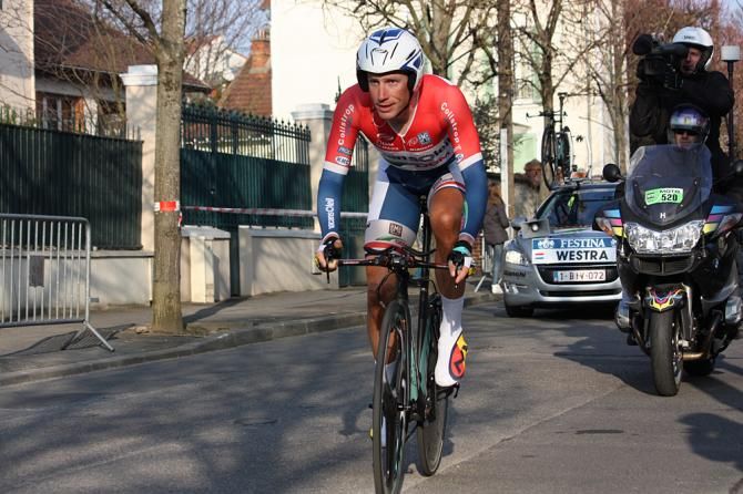 Lieuwe Westra (Vacansoleil) took third in the prologue