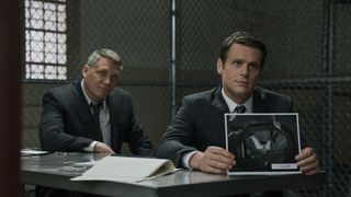 Holt McCallany and Jonathan Groff in Mindhunter