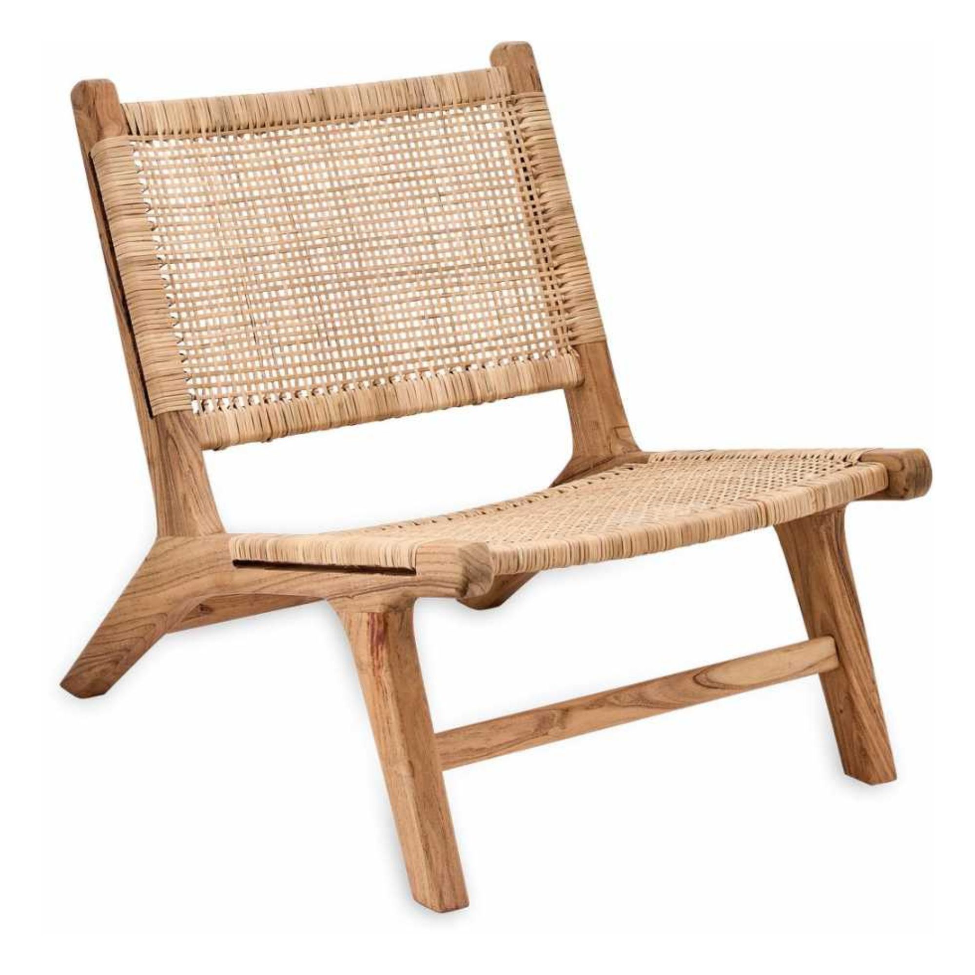 nkuku, Madrisana Acacia & Rattan Woven Chair