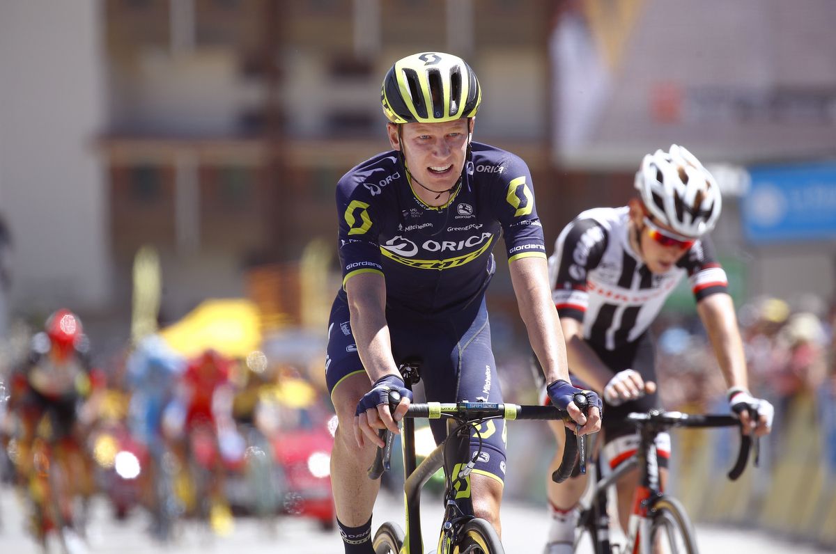 Jack Haig (Orica-Scott) finishes