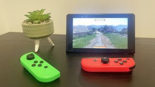 Kingdom Come Deliverance displayed on a Nintendo Switch