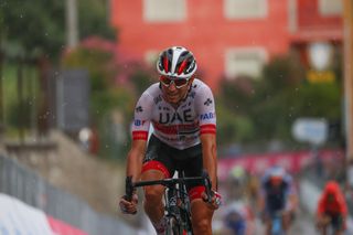 A dejected Diego Ulissi (UAE Team Emirates) had to settle for second place at the 2020 Gran Piemonte