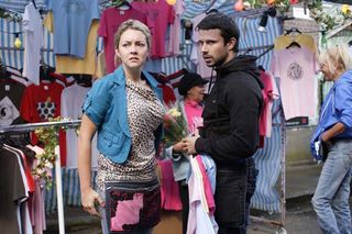 At first, Ryan's impressed by Stacey's selling skills, but is bemused when she begins to act strangelyâ