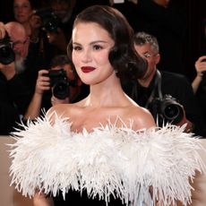 Selena Gomez in custom Chanel at the 2026 Golden Globes