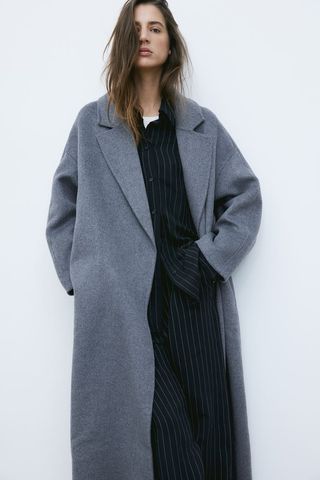 Wool-Blend Coat