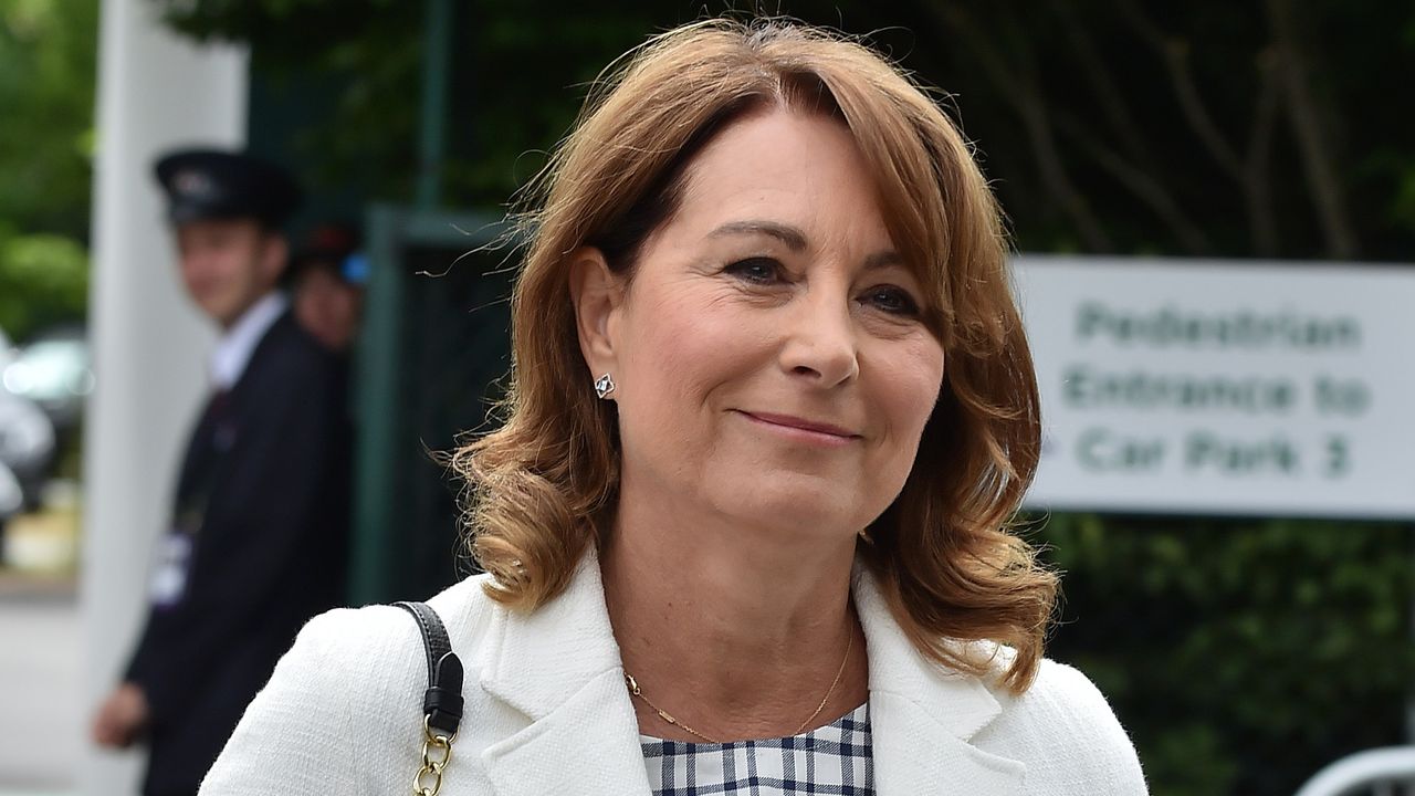 Carole Middleton seen at Day 11 of Wimbledon 2017