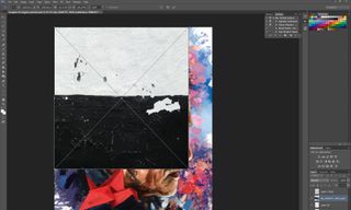 Paint expressive portrait art: Apply a base texture in Photoshop