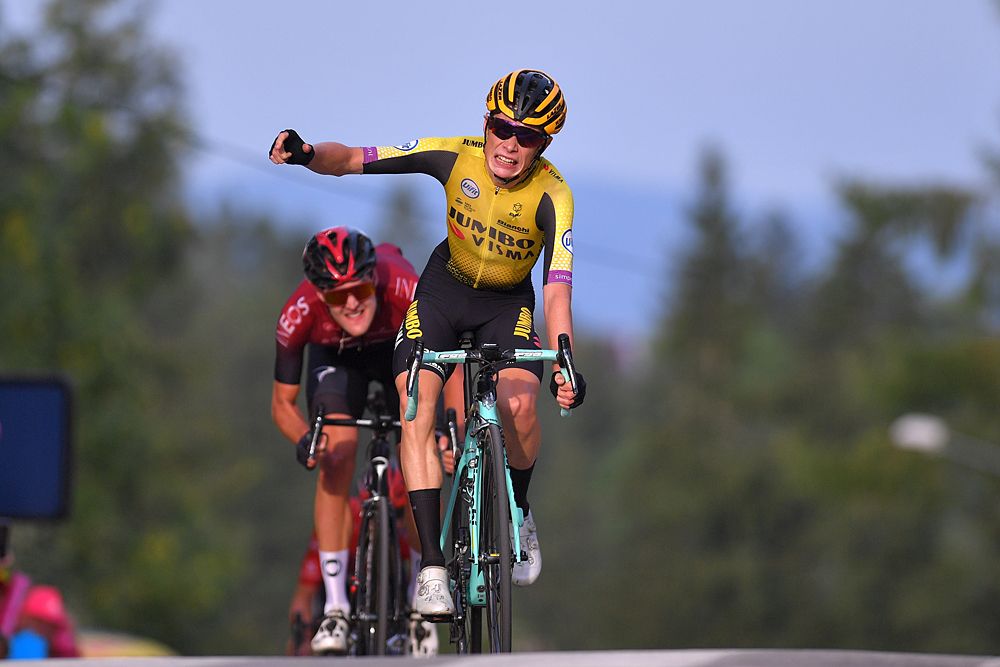 Jonas Vingegaard (Jumbo-Visma) wins stage 6 at Tour de Pologne
