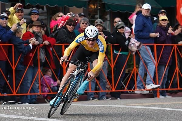 2008 Tour of California: Levi Leipheimer racing the time trial in Solvang