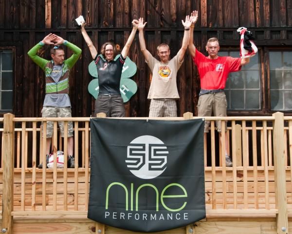 Masters podium at the 2010 Fool's Gold 100