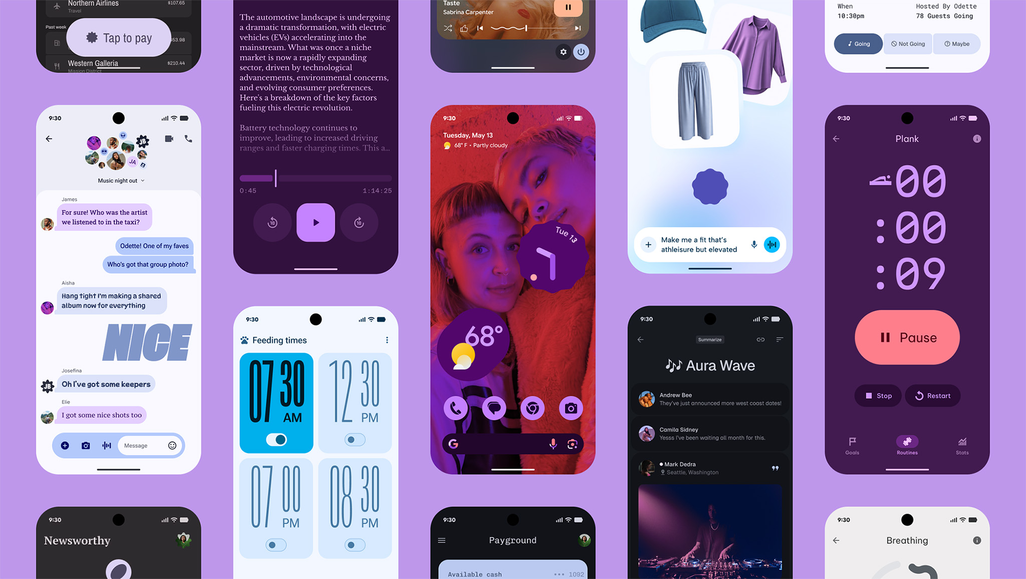 The official design hero for Material 3 Expressive