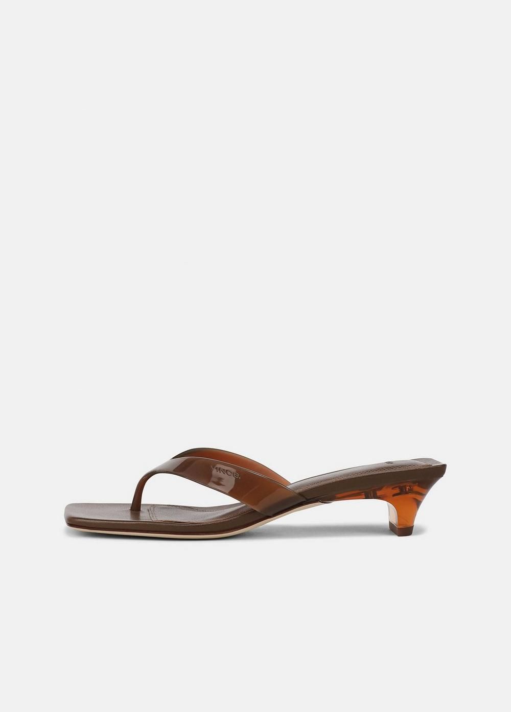 San Juan Jelly Heeled Thong Sandal