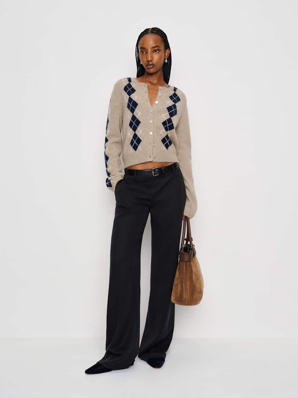 Clara Cashmere Crew Cardigan