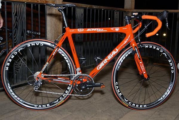 Louis Garneau supplies the bikes and they look pretty darn fast, too