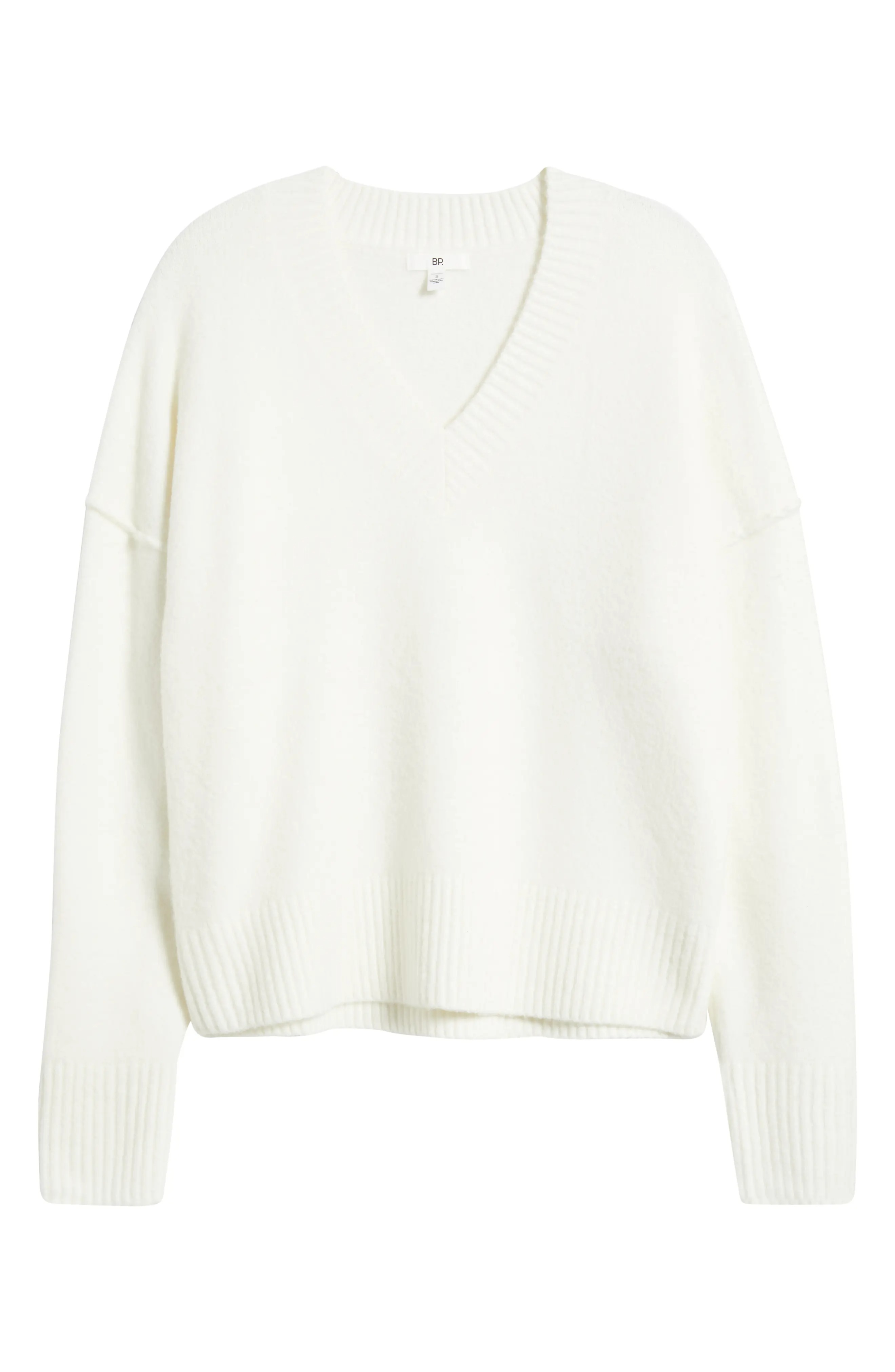 BP., Oversize Cozy V-Neck Sweater