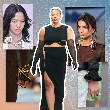 Graphic of spring 2023 jewelry trends