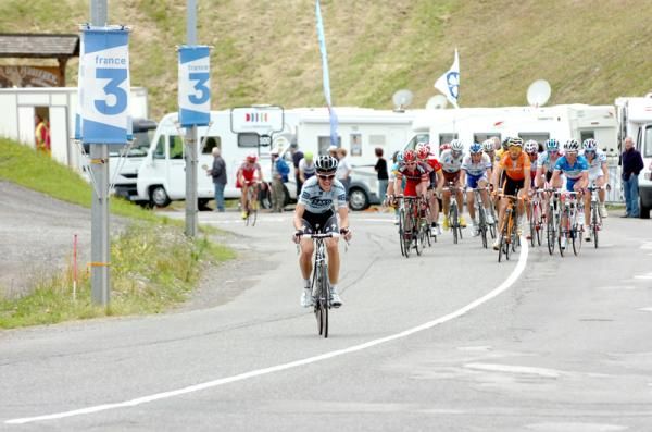 Chris Anker S&ouml;rensen (Saxo Bank Sungard) pulled away from the GC favourites on the final climb