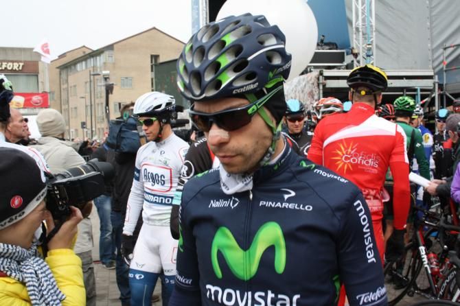 Giovanni Visconti (Movistar) starts despite crashing out of Dwars door Vlaanderen