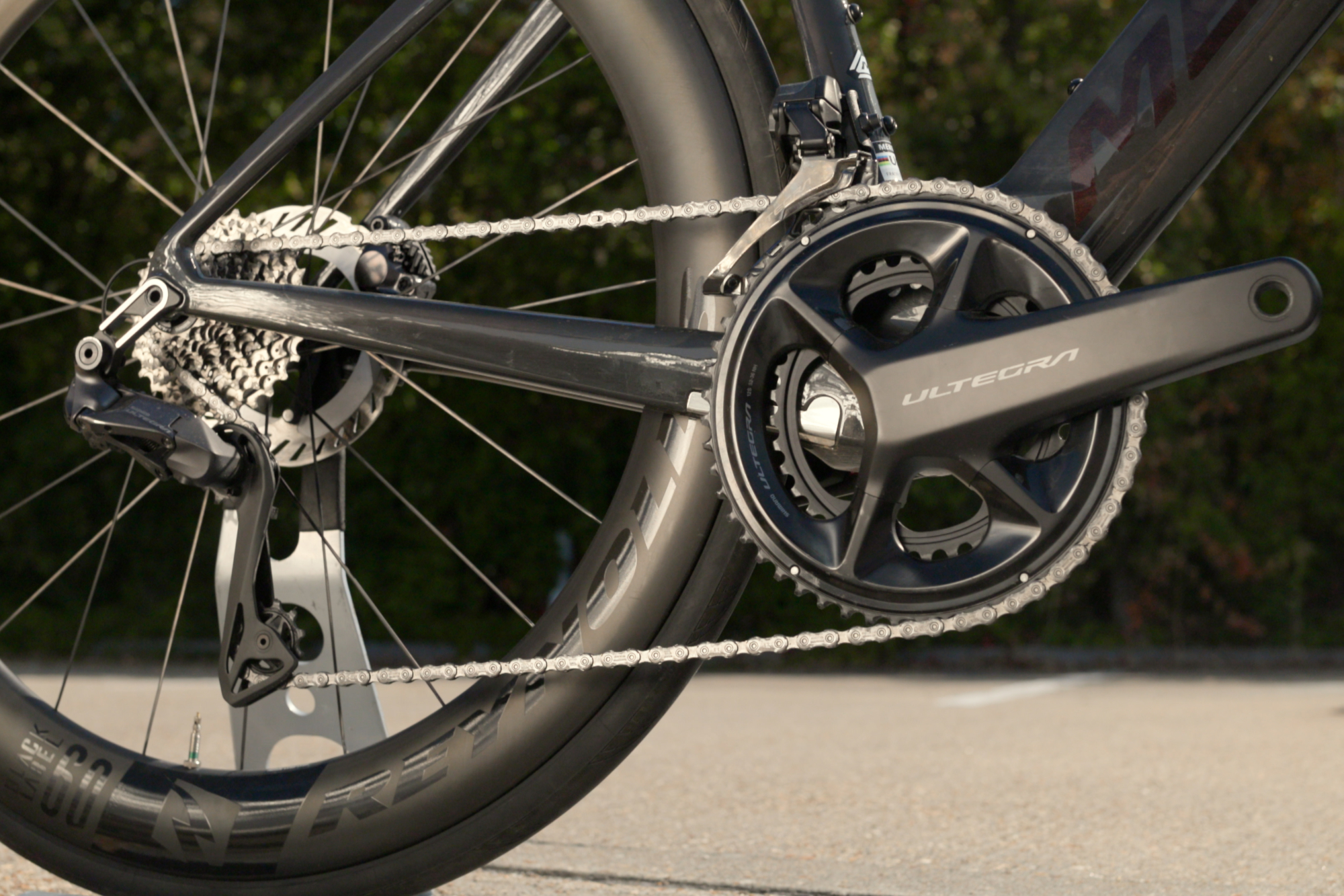 Detail of Merida Reacto 9000 drivechain